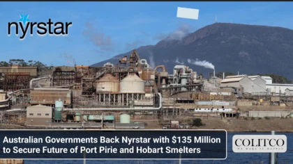 Australian Governments Back Nyrstar with $135 Million to Secure Future of Port Pirie and Hobart Smelters