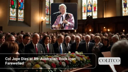 Col Joye Dies at 89: Australian Rock Icon Farewelled