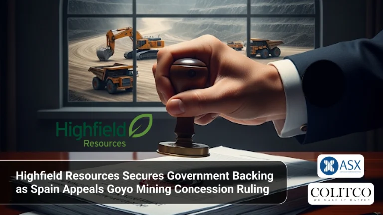 Highfield Resources Secures Government Backing as Spain Appeals Goyo Mining Concession Ruling
