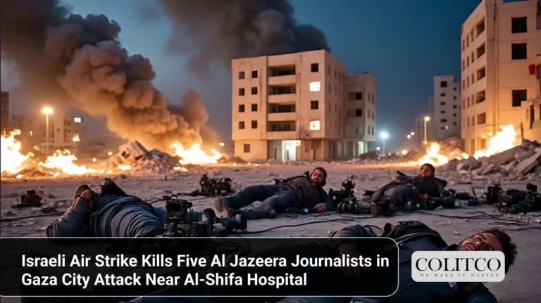 Israeli Air Strike Kills Five Al Jazeera Journalists in Gaza City Attack Near Al-Shifa Hospital