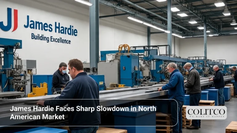 James Hardie Faces Sharp Slowdown in North American Market
