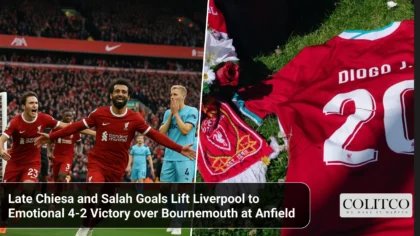 Late Chiesa and Salah Goals Lift Liverpool to Emotional 4-2 Victory over Bournemouth at Anfield (1)