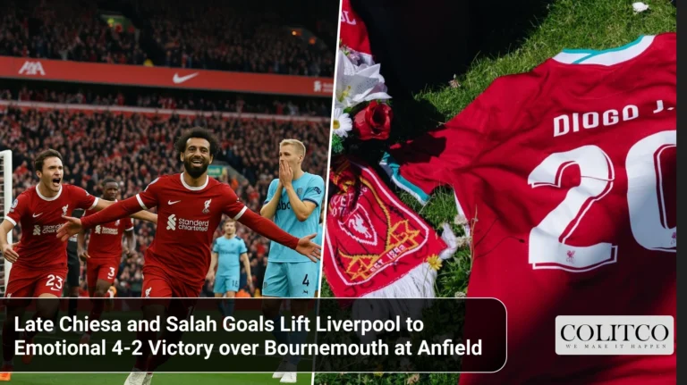 Late Chiesa and Salah Goals Lift Liverpool to Emotional 4-2 Victory over Bournemouth at Anfield (1)