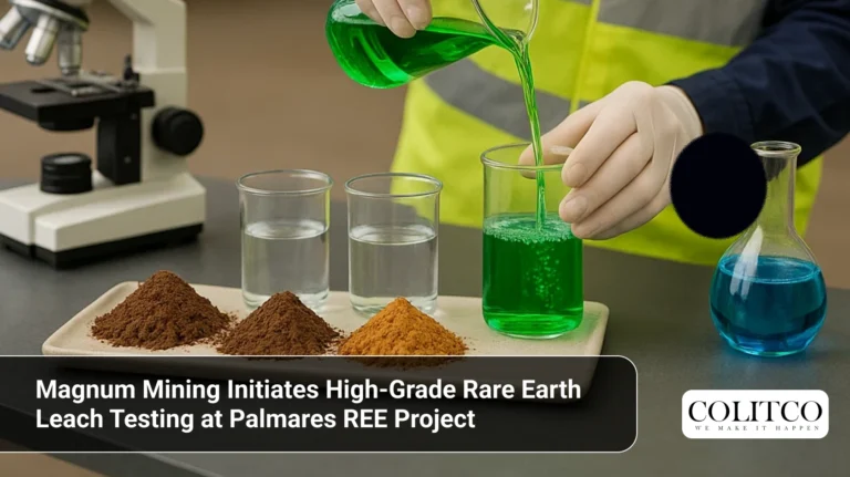 Magnum Mining Initiates High-Grade Rare Earth Leach Testing at Palmares REE Project