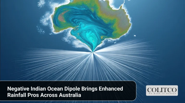 Negative Indian Ocean Dipole Brings Enhanced Rainfall Pros Across Australia