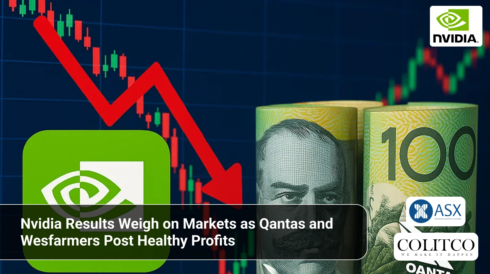 ASX 200 Flat as Nvidia Weighs, Qantas & Wesfarmers Shine