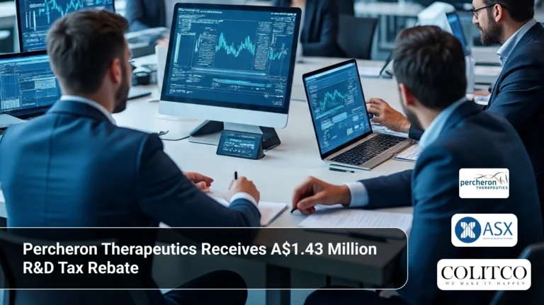 Percheron Therapeutics Receives A$1.43 Million R&D Tax Rebate
