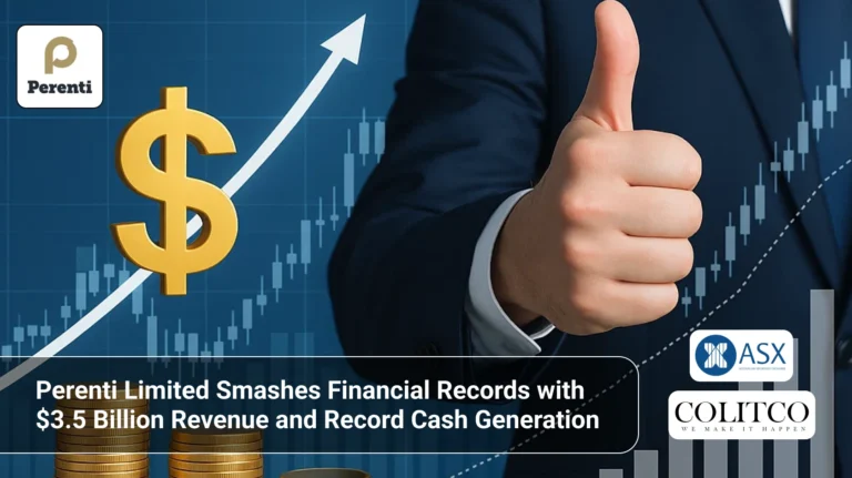 Perenti Limited Smashes Financial Records with $3.5 Billion Revenue and Record Cash Generation