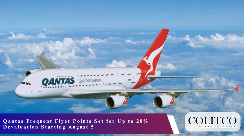Qantas Frequent Flyer Points Set for Up to 20% Devaluation Starting August 5