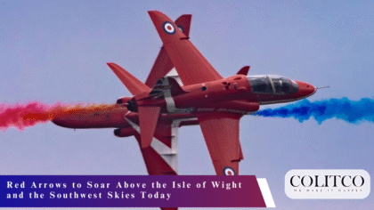 Red Arrows to Soar Above the Isle of Wight and the Southwest Skies Today