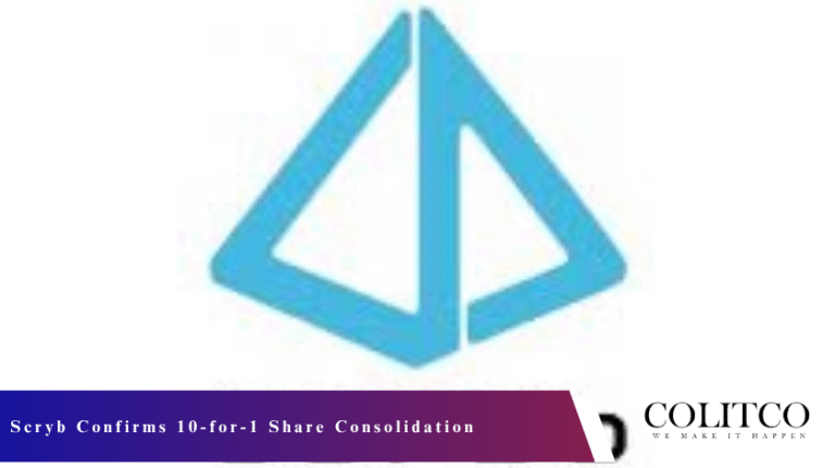 Scryb Confirms 10-for-1 Share Consolidation