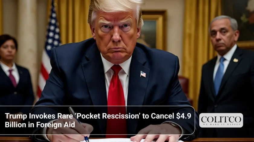 Trump Invokes Rare ‘Pocket Rescission’ to Cancel $4.9 Billion in Foreign Aid