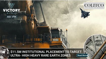 Institutional Placement to Target Ultra high Heavy Rare Earth Zones