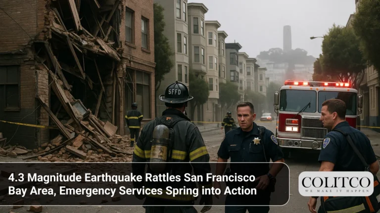 4.3 Magnitude Earthquake Rattles San Francisco Bay Area, Emergency Services Spring into Action