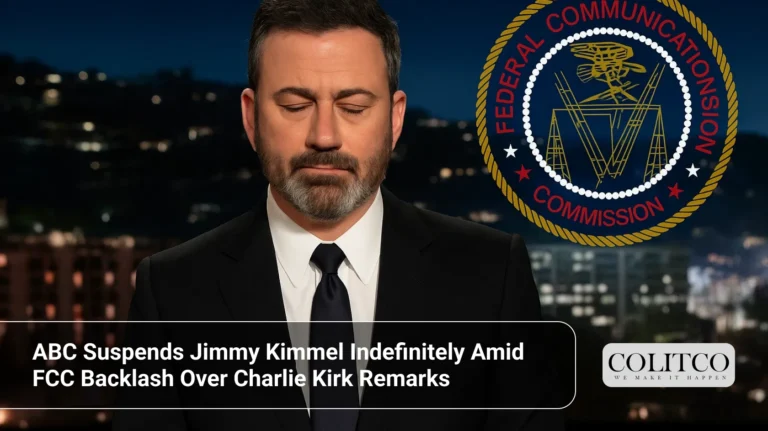 ABC Suspends Jimmy Kimmel Indefinitely Amid FCC Backlash Over Charlie Kirk Remarks