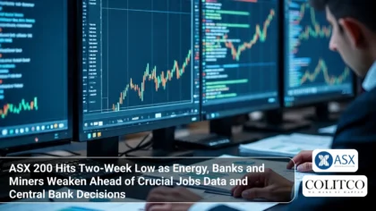 ASX 200 Hits Two-Week Low as Energy, Banks and Miners Weaken Ahead of Crucial Jobs Data and Central Bank Decisions