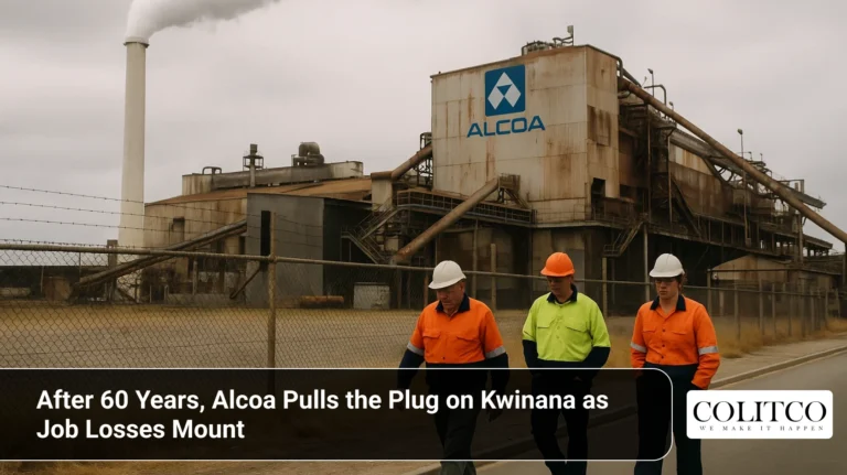 After 60 Years, Alcoa Pulls the Plug on Kwinana as Job Losses Mount