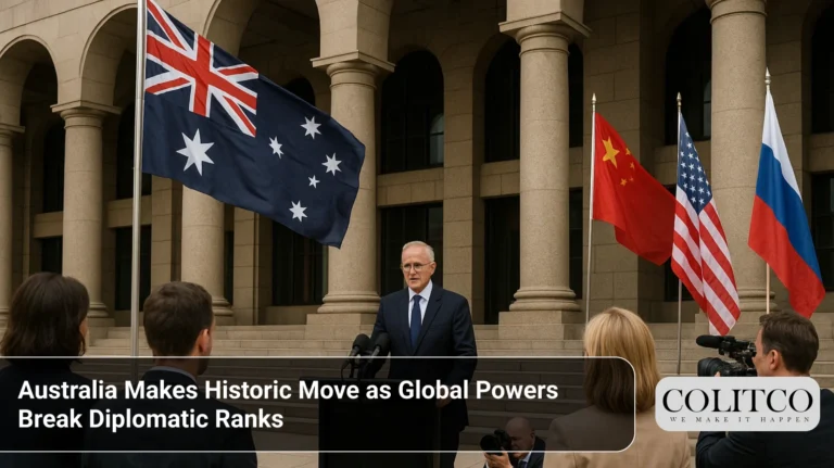 Australia Makes Historic Move as Global Powers Break Diplomatic Ranks