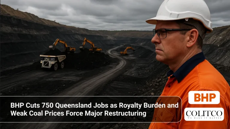 BHP Cuts 750 Queensland Jobs as Royalty Burden and Weak Coal Prices Force Major Restructuring