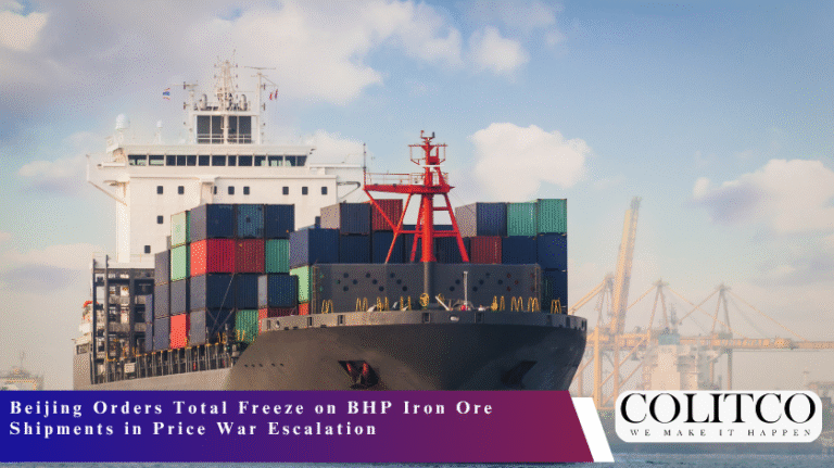 Beijing Orders Total Freeze on BHP Iron Ore Shipments in Price War Escalation