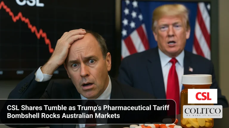 CSL Shares Tumble as Trump's Pharmaceutical Tariff Bombshell Rocks Australian Markets