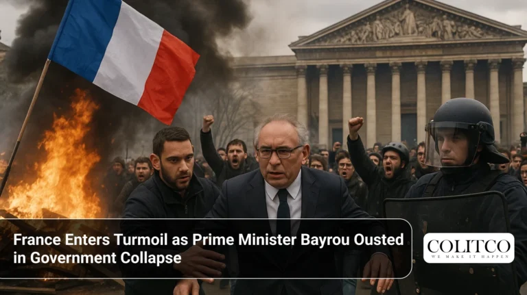 France Enters Turmoil as Prime Minister Bayrou Ousted in Government Collapse