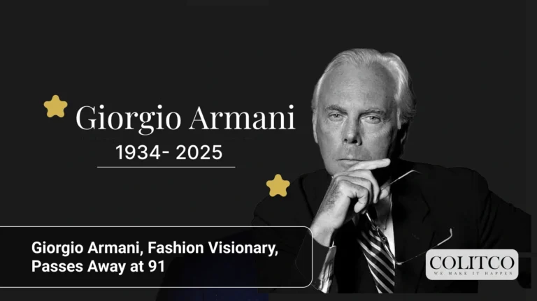 Giorgio Armani, Fashion Visionary, Passes Away at 91