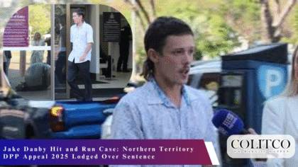 Jake Danby Hit and Run Case Northern Territory DPP Appeal 2025 Lodged Over Sentence