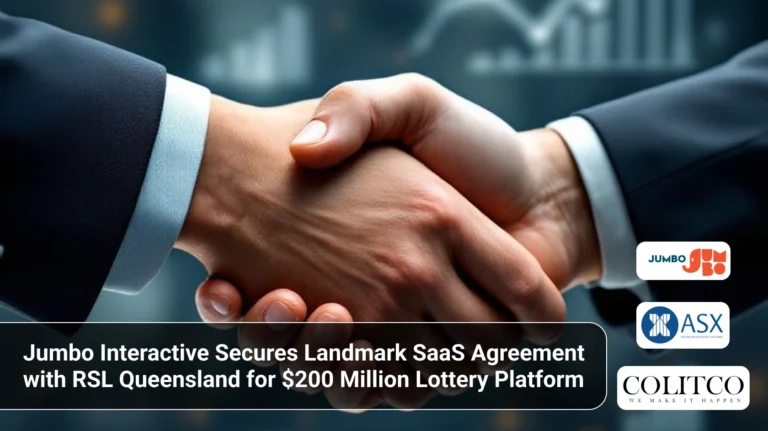 Jumbo Interactive Secures Landmark SaaS Agreement with RSL Queensland for $200 Million Lottery Platform