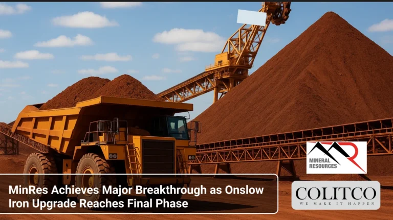 MinRes Achieves Major Breakthrough as Onslow Iron Upgrade Reaches Final Phase
