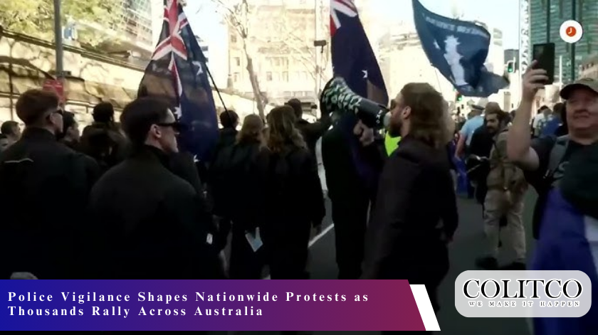 Police Vigilance Shapes Nationwide Protests as Thousands Rally Across Australia
