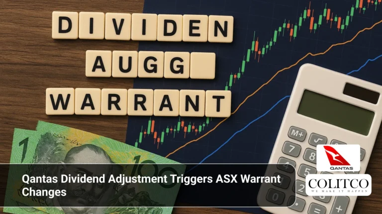 Qantas Dividend Adjustment Triggers ASX Warrant Changes