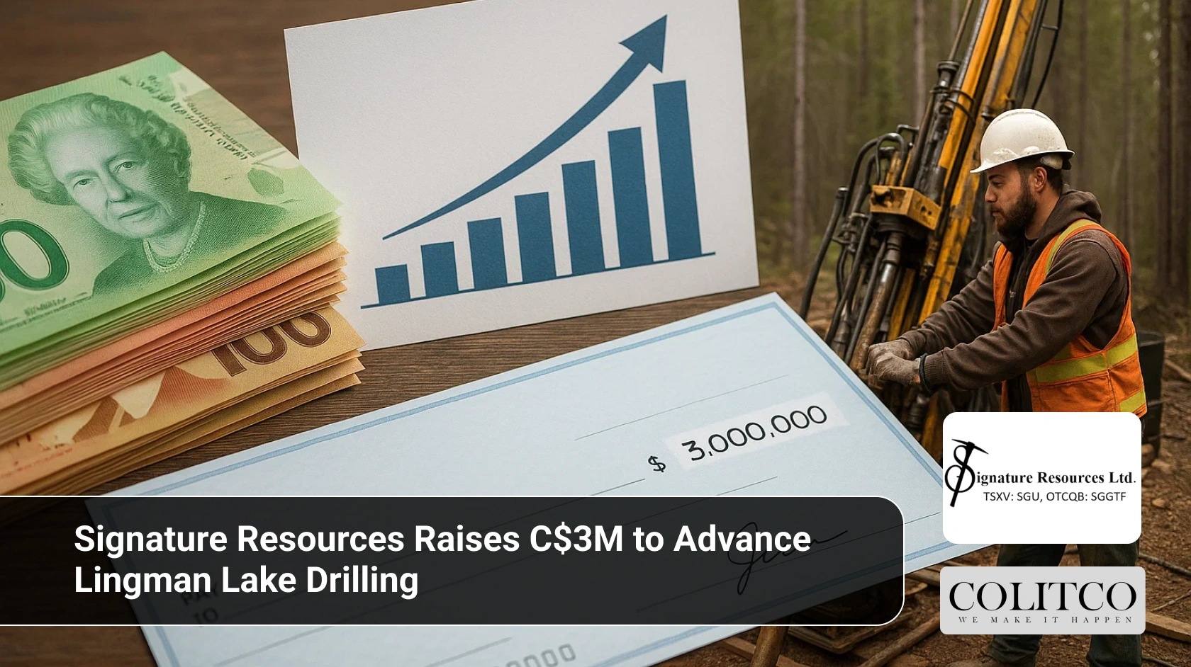 Signature Resources Raises C$3M to Advance Lingman Lake Drilling