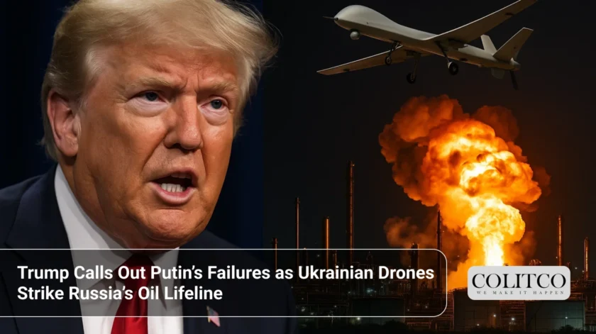 Trump Calls Out Putin’s Failures as Ukrainian Drones Strike Russia’s Oil Lifeline