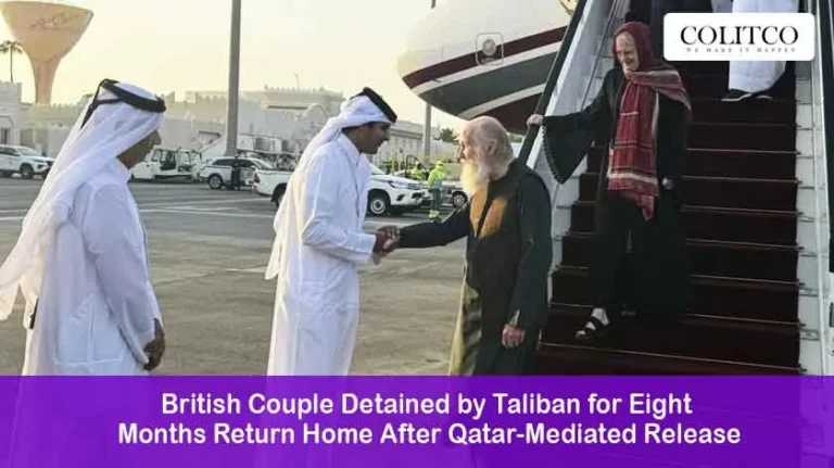 British Couple Freed by Taliban Return Home Safe