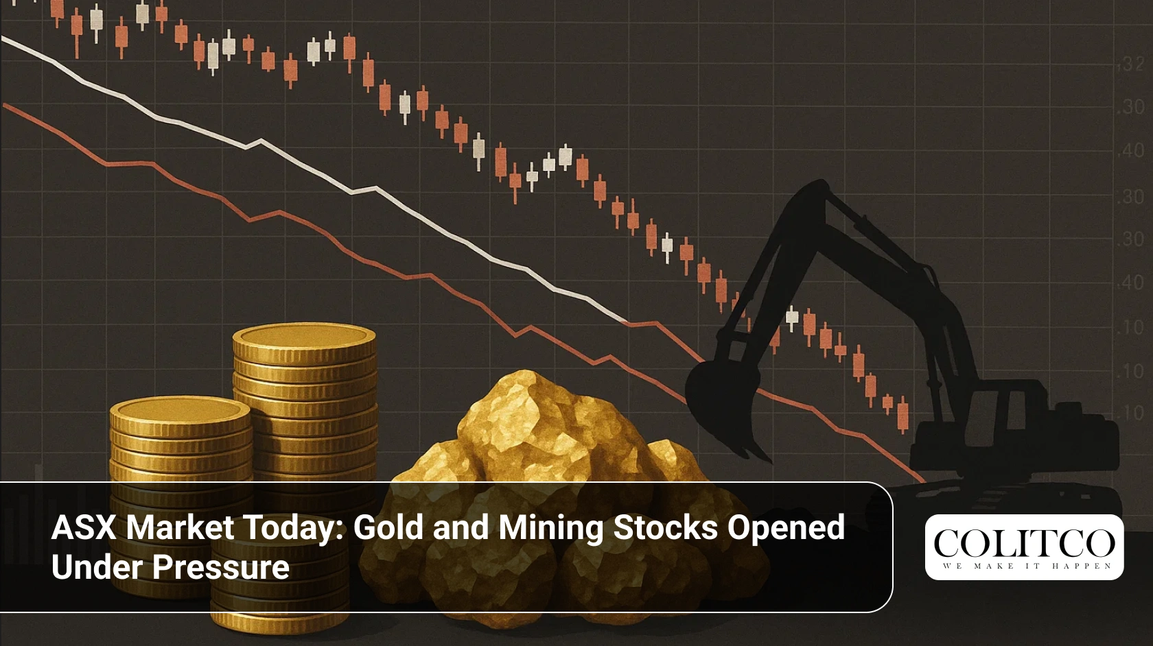ASX Market Today: Gold and Mining Stocks Opened Under Pressure