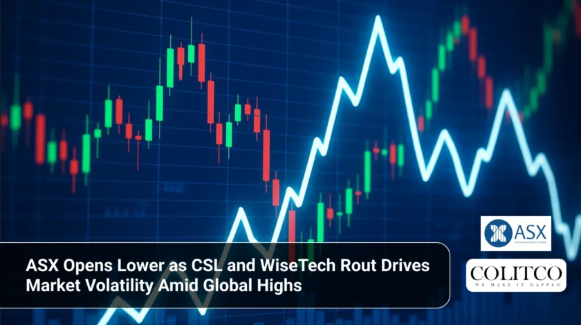 ASX Opens Lower as CSL and WiseTech Rout Drives Market Volatility Amid Global Highs
