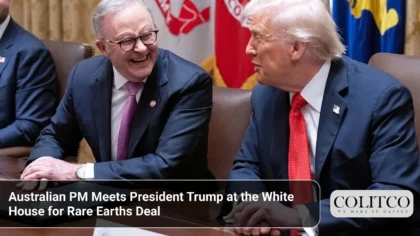 Australian PM Meets President Trump at the White House for Rare Earths Deal