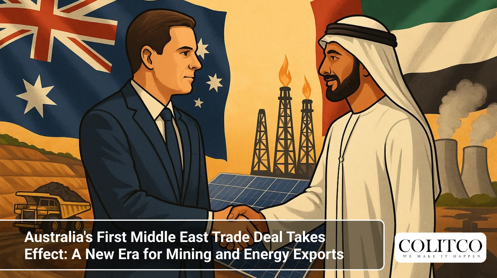 Australia’s First Middle East Trade Deal Takes Effect: A New Era for Mining and Energy Exports
