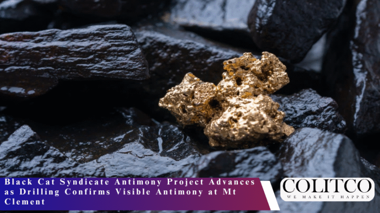 Black Cat Syndicate Antimony Project Advances as Drilling Confirms Visible Antimony at Mt Clement