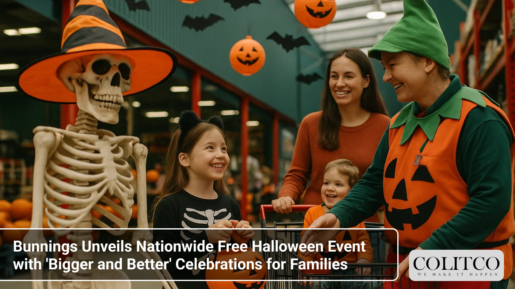 Bunnings Unveils Nationwide Free Halloween Event with 'Bigger and Better' Celebrations for Families