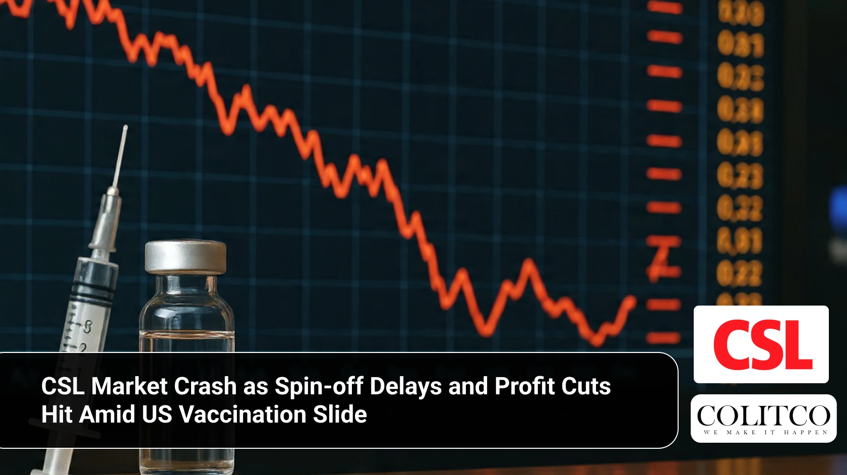 CSL Market Crash as Spin-off Delays and Profit Cuts Hit Amid US Vaccination Slide