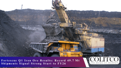 Fortescue Q1 Iron Ore Results Record 49.7 Mt Shipments Signal Strong Start to FY26