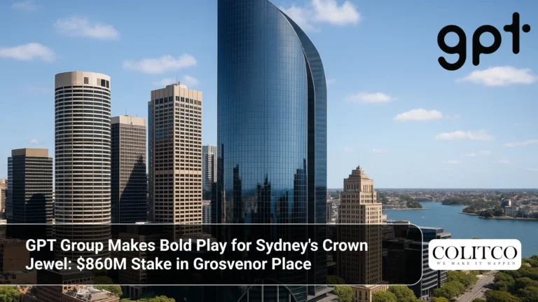 GPT Group Makes Bold Play for Sydney's Crown Jewel_ $860M Stake in Grosvenor Place