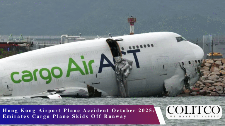 Hong Kong Airport Plane Accident October 2025 Emirates Cargo Plane Skids Off Runway