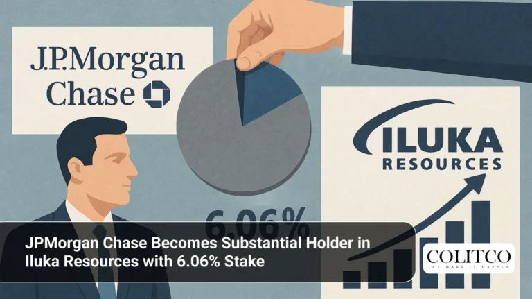 JPMorgan Chase Becomes Substantial Holder in Iluka Resources with 6.06% Stake
