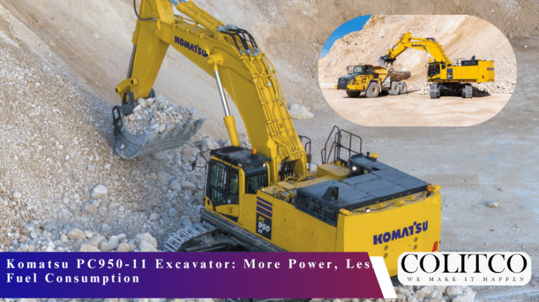 Komatsu PC950-11 Excavator More Power, Less Fuel Consumption