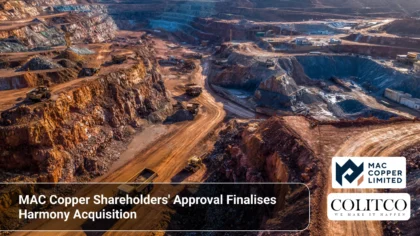 MAC Copper Shareholders' Approval Finalises Harmony Acquisition