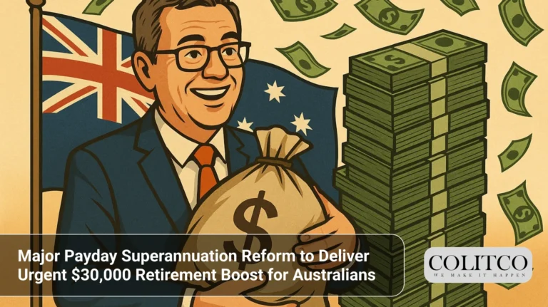 Major Payday Superannuation Reform to Deliver Urgent $30,000 Retirement Boost for Australians