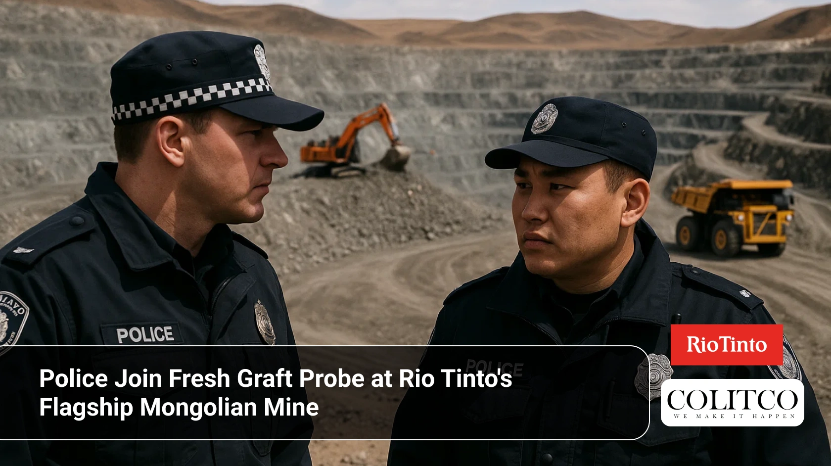 Police Join Fresh Graft Probe at Rio Tinto’s Flagship Mongolian Mine